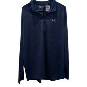 Under Armour Quarter Zip - new XL - blue - polyester- lightweight